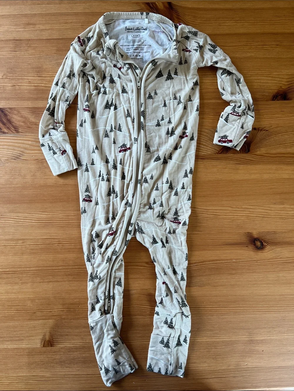 Bundle of 4 bamboo footed sleepers, 6-12 months